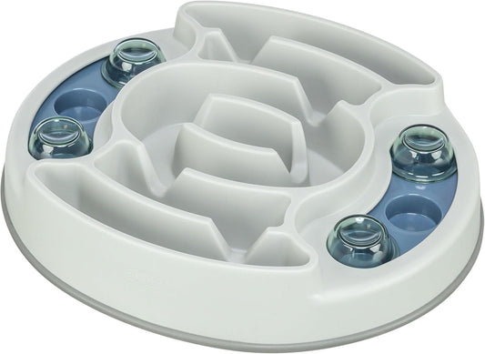 Slide & Feed Dog Activity Interactive Toy, Level 1 Food Puzzle Game, Brain Teasing Treat Dispenser, IQ and Mental Development Toy for Smart Dogs, Enrichment Toy for Boredom Busting